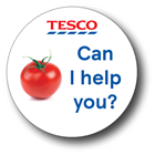 J87700 Tesco Can I Help You Badge