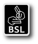J97750 BSL Signer Pin Badge